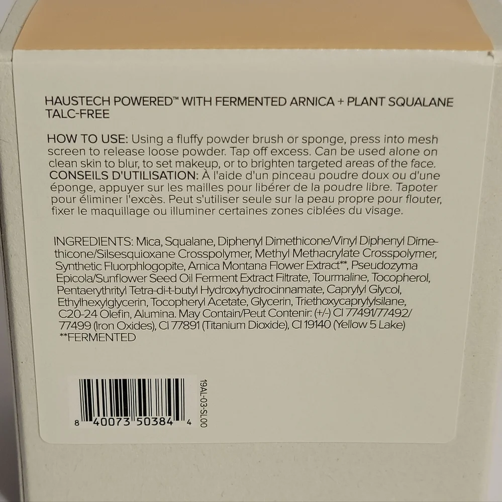 HAUS LABS BY LADY GAGA Bio Blurring Talc-Free Loose Setting Powder new Golden